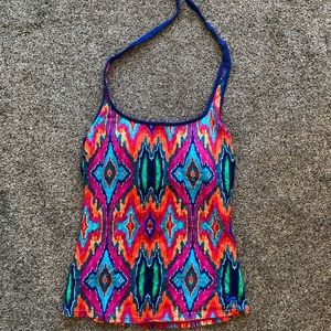 Halter tankini top